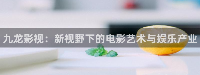 秋霞电影理论片：九龙影视：新视野下的电影艺术与娱乐产业